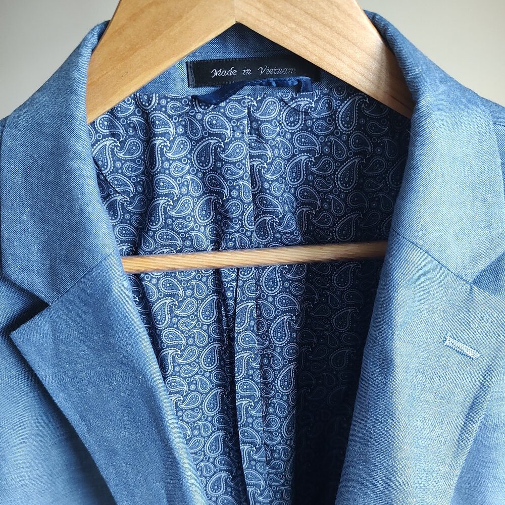 Chaps Light Blue Blazer